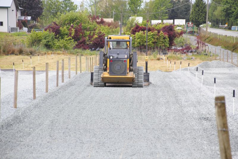 Parking Lot Gravel Paving